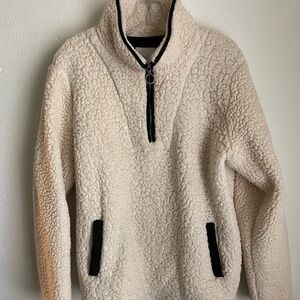 Thread & Supply Quarter Zip Sherpa Pullover